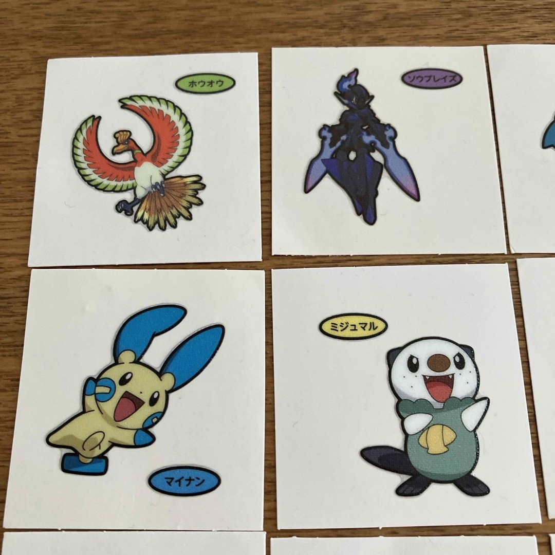 ポケモン(ポケモン)の⑪ポケモン　デコキャラシール　9枚セット　ポケモンパン エンタメ/ホビーのエンタメ その他(その他)の商品写真