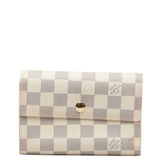 ルイヴィトン(LOUIS VUITTON)のルイ ヴィトン ダミエ アズール アレクサンドラ 二つ折り財布 N63068 PVC レディース LOUIS VUITTON 【1-0147383】(財布)