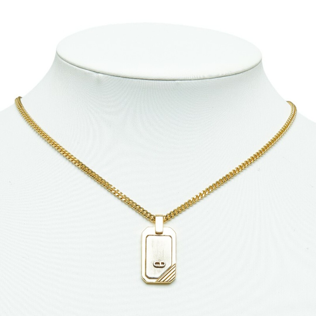 ディオール ロゴプレート ネックレス メッキ レディース Dior ディオール ロゴプレート ネックレス メッキ レディース Dior