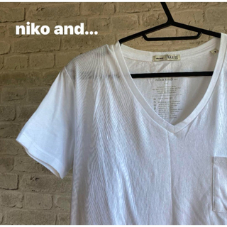 ニコアンド(niko and...)の【4/21処分】niko and... ベーシック 綿100%半袖Tシャツ 1(Tシャツ(半袖/袖なし))