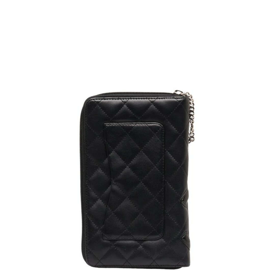 CHANEL(シャネル)のシャネル カンボンライン ココマーク ラウンドファスナー 長財布 レザー レディース CHANEL 【1-0147724】 レディースのファッション小物(財布)の商品写真