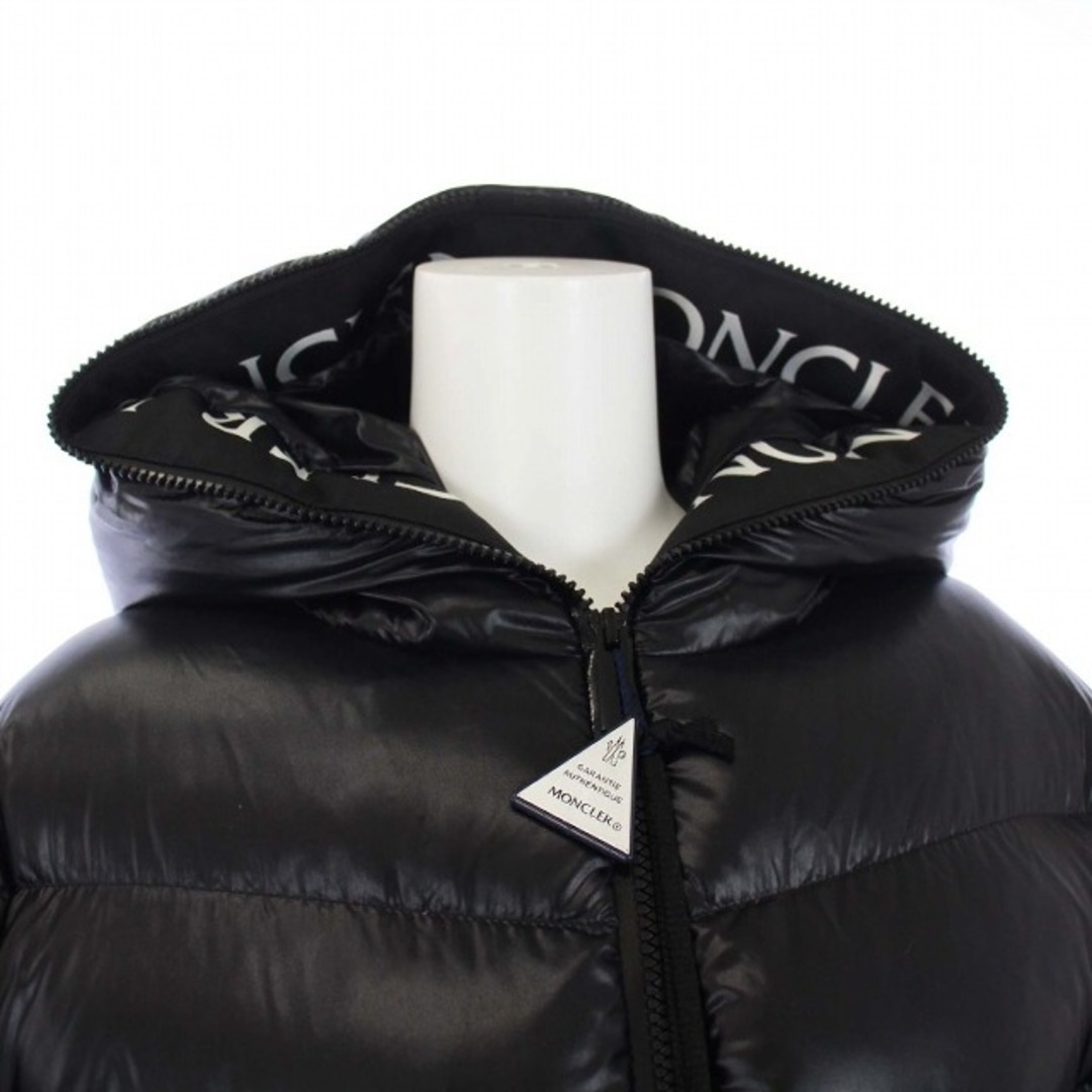 MONCLER(モンクレール)のモンクレール 22AW クレア ダウンジャケット ジップアップ フード 2 黒 レディースのジャケット/アウター(ダウンジャケット)の商品写真