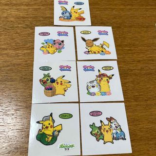 ポケモン(ポケモン)の⑬ポケモン　デコキャラシール　7枚セット　ポケモンパン(その他)