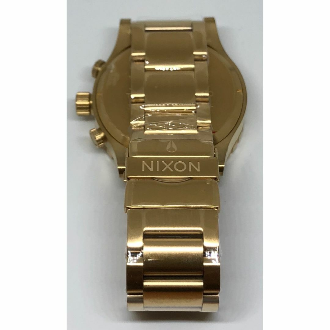 NIXON(ニクソン)のNIXON 腕時計 51-30 A083-510 オールゴールド ブラック メンズの時計(腕時計(アナログ))の商品写真