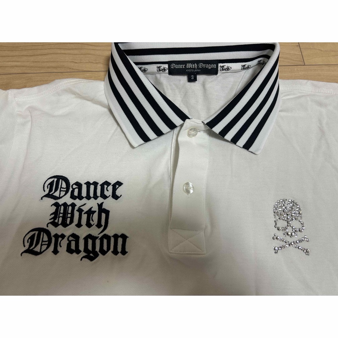 Dance With Dragon(ダンスウィズドラゴン)のDanceWithDragon メンズポロシャツ スポーツ/アウトドアのゴルフ(ウエア)の商品写真