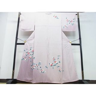 平和屋2■訪問着　枝花鳥文　暈し染め　逸品　DAAA9455ox(着物)