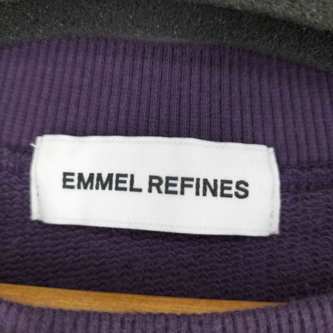 EMMEL REFINES(エメルリファインズ)のEMMEL REFINES(エメル リファインズ) クルーネックスウェット レディースのトップス(トレーナー/スウェット)の商品写真