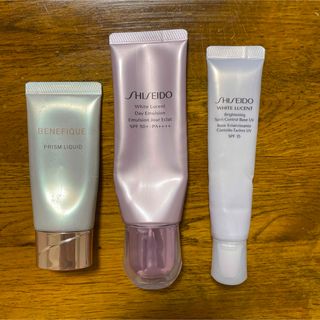 シセイドウ(SHISEIDO (資生堂))の資生堂ホワイトルーセントデーエマルジョン、ベネフィークリキッドファンデ(化粧下地)