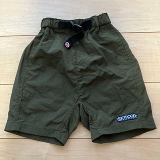 アウトドア(OUTDOOR)の【ほぼ新品】OUTDOOR　ハーフパンツ　カーキ　95　水遊びにも(パンツ/スパッツ)