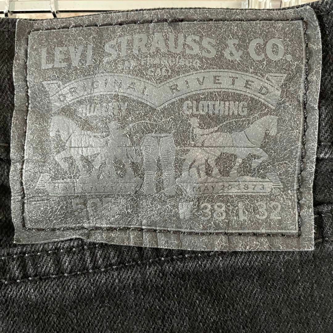 Levi's(リーバイス)のリーバイス デニム 505 ブラック 38×32 メンズのパンツ(デニム/ジーンズ)の商品写真