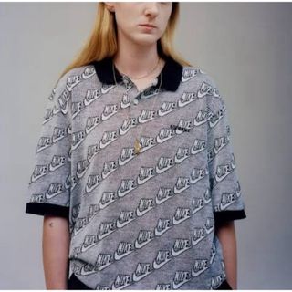 シュプリーム(Supreme)の希少 美品 supreme nike jacquard polo ポロ(Tシャツ/カットソー(半袖/袖なし))