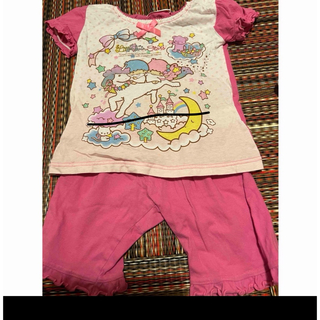 サンリオ(サンリオ)のキキララ　ひかるパジャマ　半袖上下　ピンク　95サイズ(パジャマ)