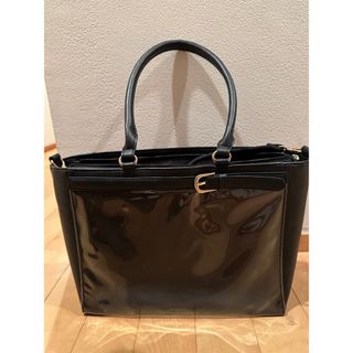 ザッカマート(zakkamart)の2wayベルトバックルフェイクレザートートバッグ 痛バッグ A4(トートバッグ)