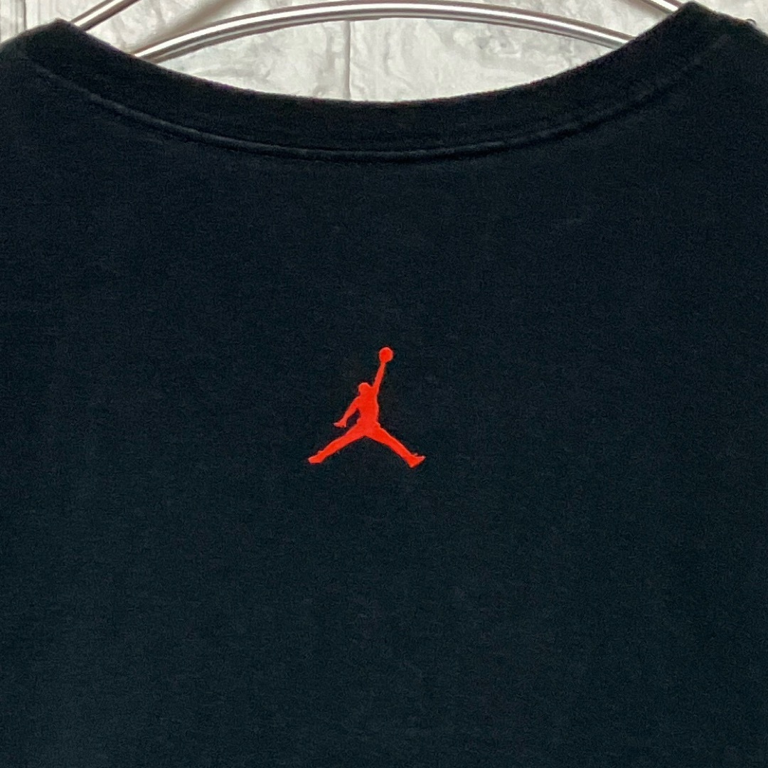 VINTAGE(ヴィンテージ)のアメリカ古着 AIR JORDANエアージョーダン ブラックTシャツ Lsize メンズのトップス(Tシャツ/カットソー(半袖/袖なし))の商品写真