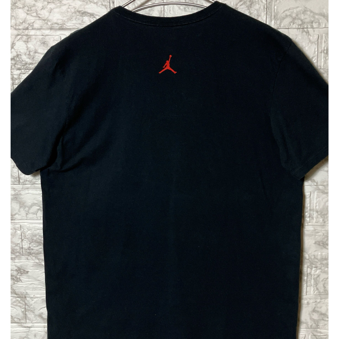 VINTAGE(ヴィンテージ)のアメリカ古着 AIR JORDANエアージョーダン ブラックTシャツ Lsize メンズのトップス(Tシャツ/カットソー(半袖/袖なし))の商品写真