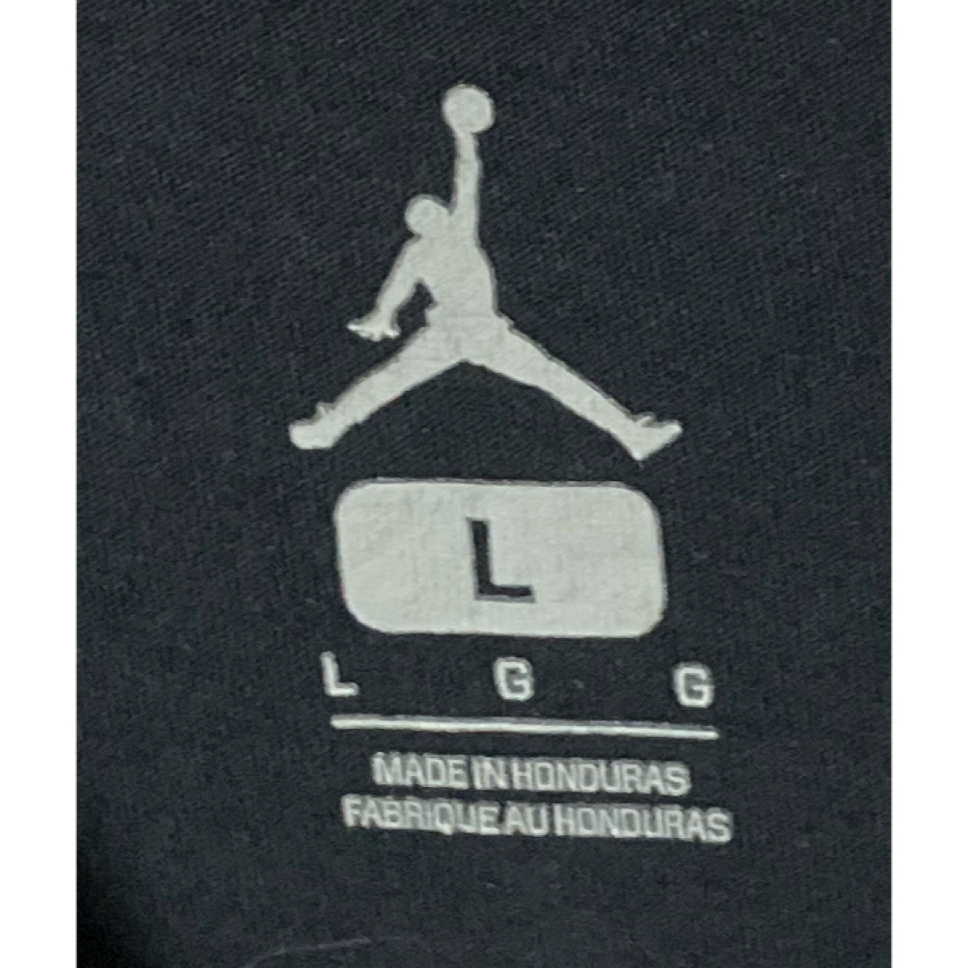 VINTAGE(ヴィンテージ)のアメリカ古着 AIR JORDANエアージョーダン ブラックTシャツ Lsize メンズのトップス(Tシャツ/カットソー(半袖/袖なし))の商品写真