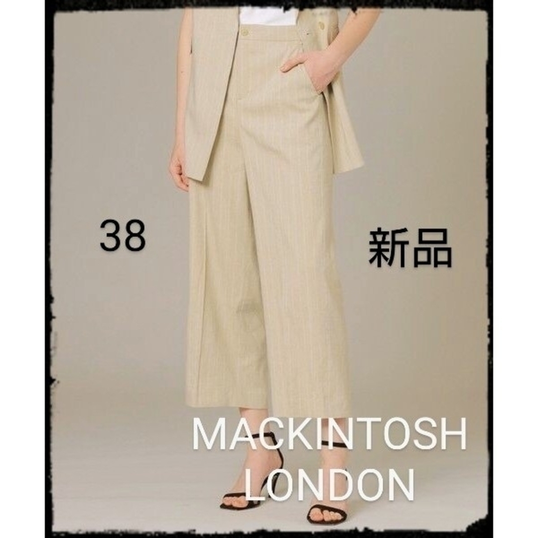 MACKINTOSH LONDON【新品】リネンレーヨンストレッチパンツ レディースのパンツ(カジュアルパンツ)の商品写真