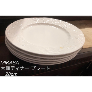 ミカサ(MIKASA)の美品！MIKASAイングリッシュカントリー柄大皿ディナー プレート ５枚セット(食器)