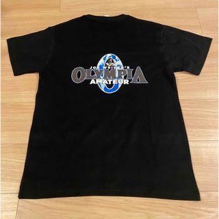 オリンピアTシャツブラック　サイズL フィジーク　ボディビル　フィットネス　ジム(Tシャツ/カットソー(半袖/袖なし))