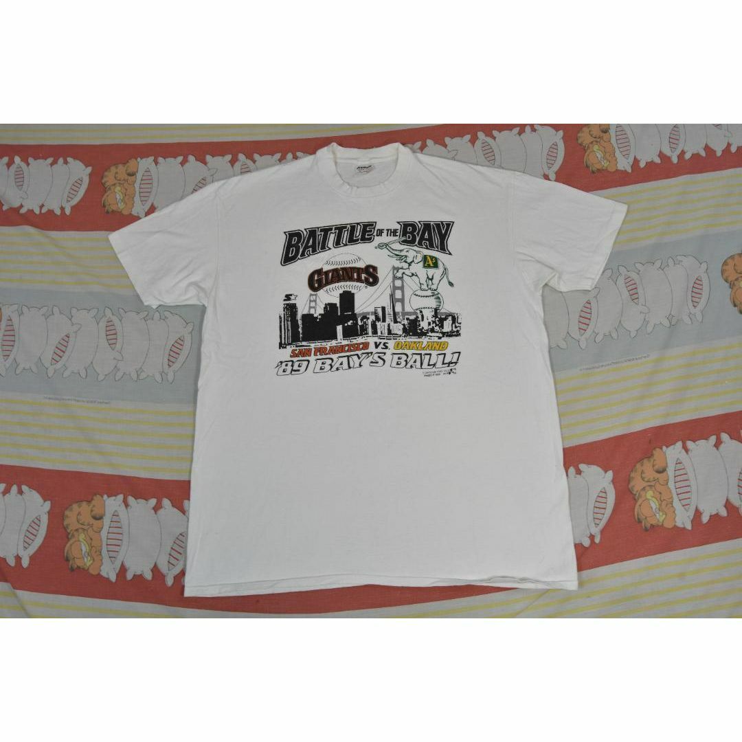 MLB(メジャーリーグベースボール)のMLB 80’ｓ ジャイアンツ 14260 USA製 シングルステッチ 90 メンズのトップス(Tシャツ/カットソー(半袖/袖なし))の商品写真