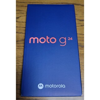 モトローラ(Motorola)のmoto g24 マットチャコール 新品未開封(スマートフォン本体)
