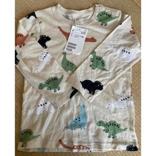 恐竜　ロンT 92cm h&m(Tシャツ/カットソー)