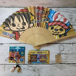 ワンピース(ONE PIECE)のROUND1　ワンピース　扇子　ストラップ　ラウンドワン(ストラップ)