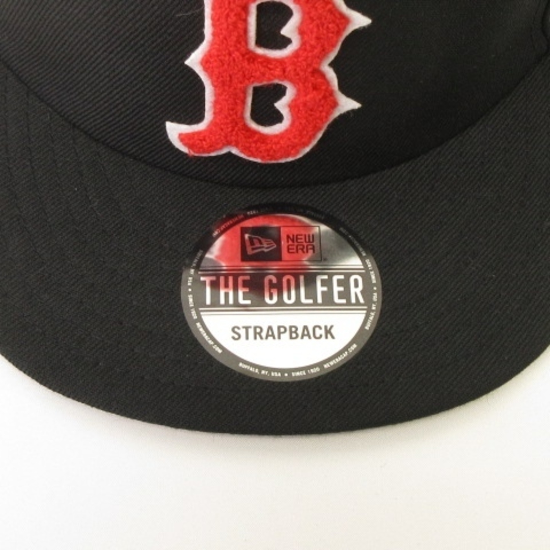 NEW ERA(ニューエラー)のニューエラ THE GOLFER ストラップバック レッドソックス ブラック メンズの帽子(キャップ)の商品写真