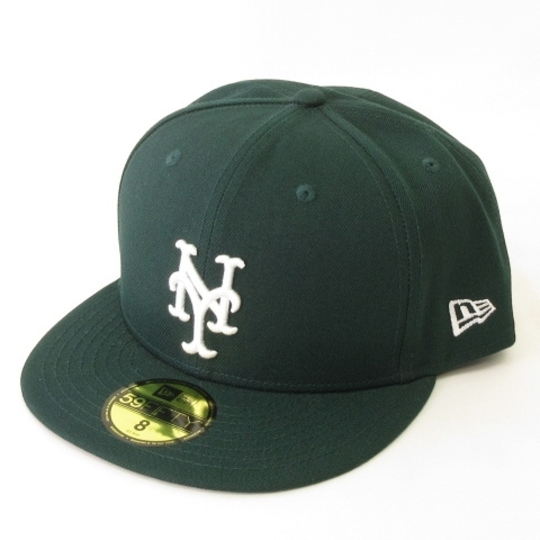 NEW ERA(ニューエラー)のニューエラ 美品 59FIFTY メッツ キャップ グリーン 8 63.5cm メンズの帽子(キャップ)の商品写真