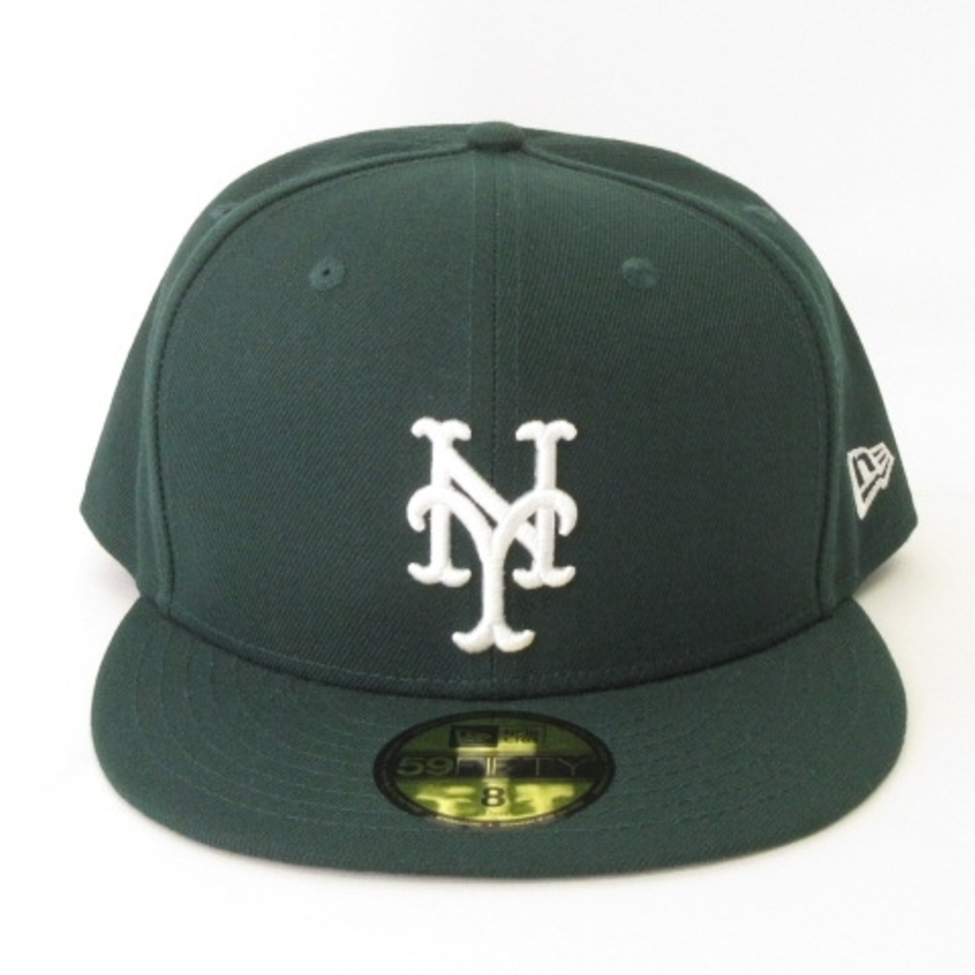 NEW ERA(ニューエラー)のニューエラ 美品 59FIFTY メッツ キャップ グリーン 8 63.5cm メンズの帽子(キャップ)の商品写真