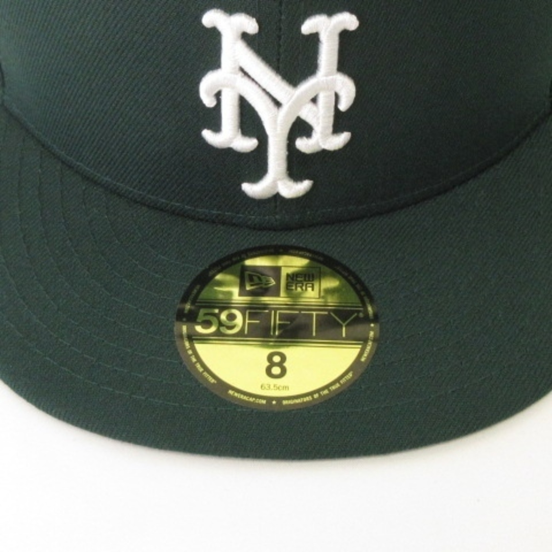 NEW ERA(ニューエラー)のニューエラ 美品 59FIFTY メッツ キャップ グリーン 8 63.5cm メンズの帽子(キャップ)の商品写真