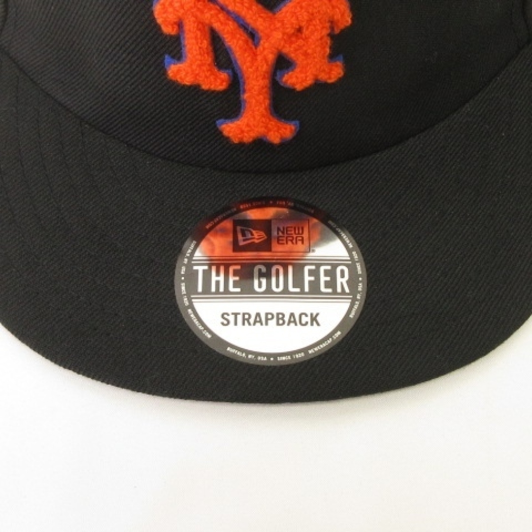 NEW ERA(ニューエラー)のニューエラ MLB THE GOLFER ストラップバック メッツ ブラック メンズの帽子(キャップ)の商品写真
