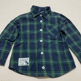 クレードスコープ(kladskap)のクレードスコープ 厚手 チェックシャツ 110サイズ(Tシャツ/カットソー)
