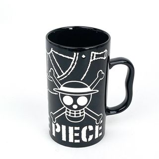 ワンピース 撥水ジョッキマグ 海賊旗 (黒) ONE PIECE 日本製 日本製(マグカップ)