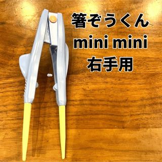 【使用頻度少】箸ぞうくんminimini　水色　練習箸　補助箸(その他)