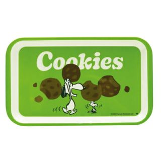 SNOOPY - スヌーピー ウッドストック メラミントレー（Ｓ） Cockies SNOOPY グリーン