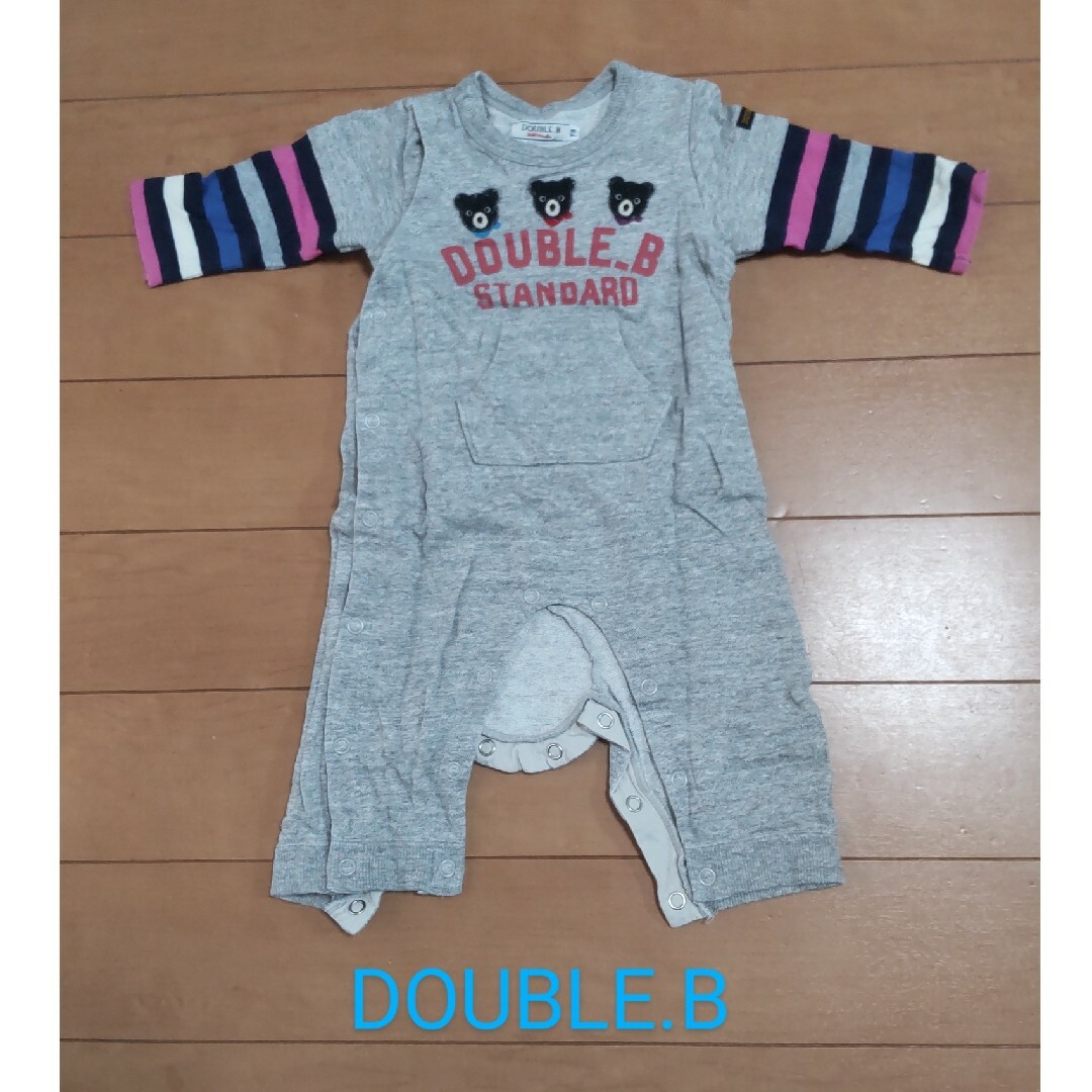 DOUBLE.B(ダブルビー)のDOUBLE.B ツーウェイオール キッズ/ベビー/マタニティのベビー服(~85cm)(カバーオール)の商品写真