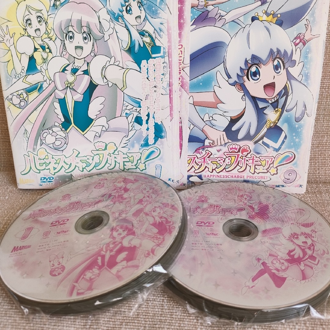 ハピネスチャージプリキュア　DVD　アニメ　全巻 エンタメ/ホビーのDVD/ブルーレイ(アニメ)の商品写真