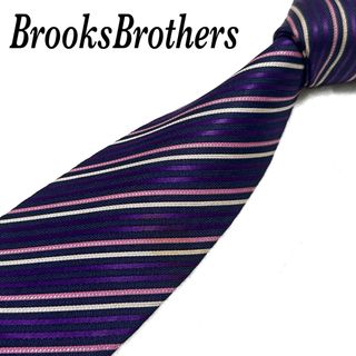 Brooks Brothers -  【美品】 ブルックスブラザーズ ネクタイ ストライプ シルク ハイブランド