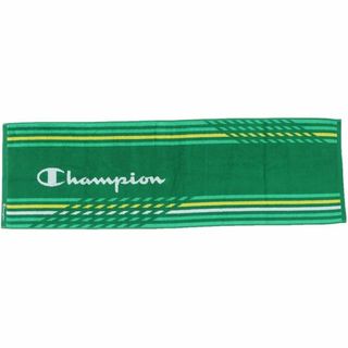 【色: グリーン】Champion(チャンピオン) スポーツタオル 約34×11(その他)