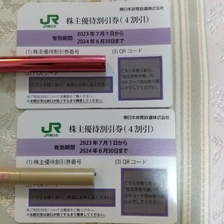 株主優待割引券 JR東日本 2枚(鉄道乗車券)