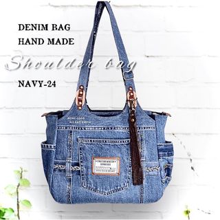 肩掛けDENIM REMAKE BAG HANDMADE ✂︎(バッグ)