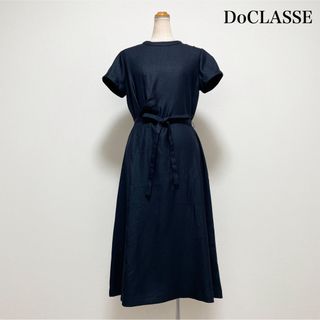 DoCLASSE - DoCLASSE フレアワンピース ネイビー 春夏 上品 美シルエット♡