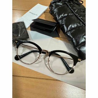 モンクレール(MONCLER)のモンクレール眼鏡Moncler ML5020 001 ブラック\メタル付属品付き(サングラス/メガネ)