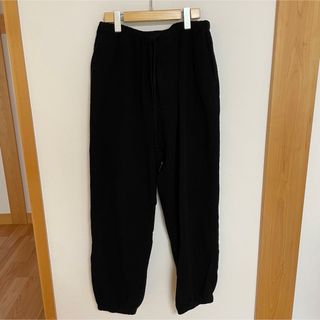 COMOLI 23SS シルクパイルドローストリングパンツ 2