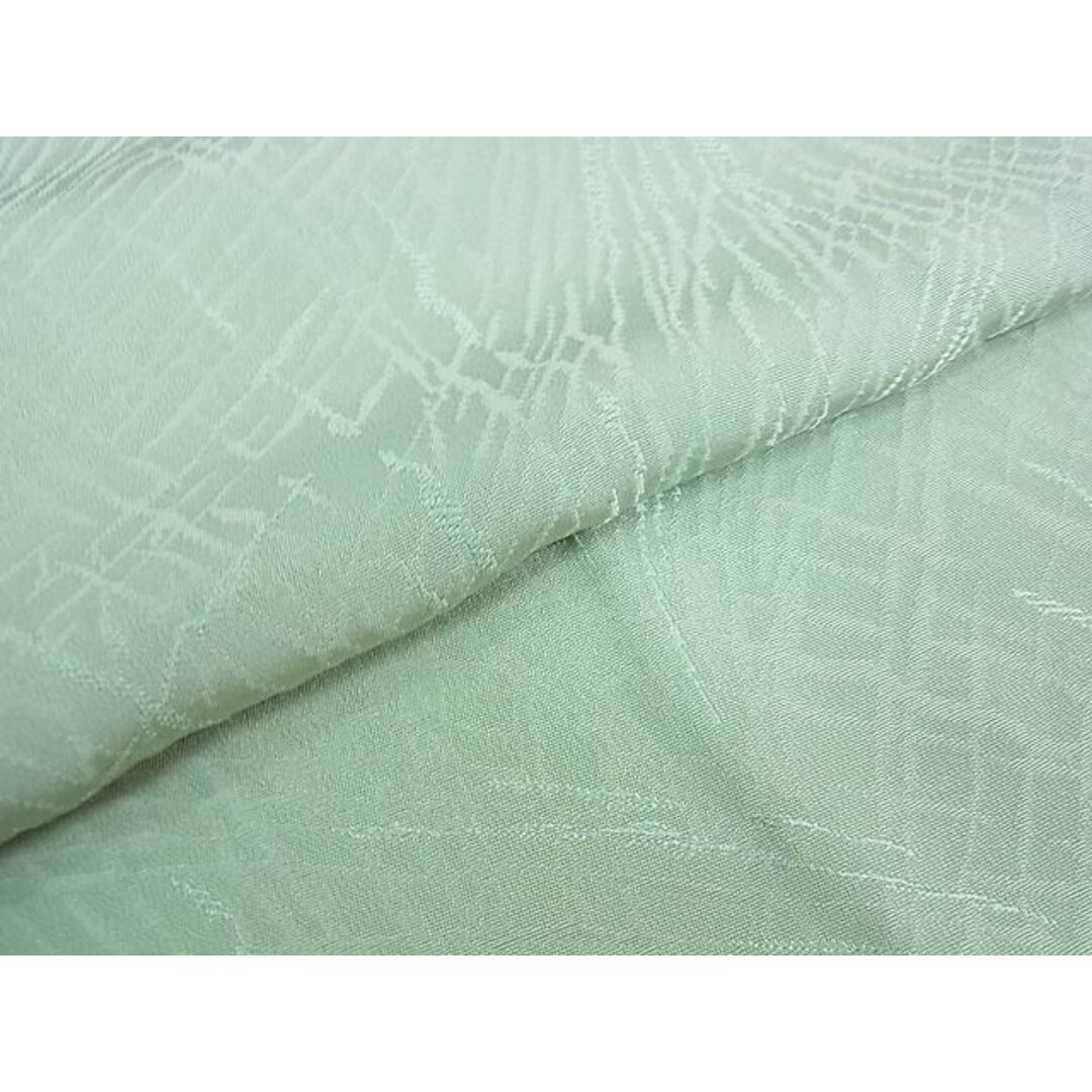 平和屋2■上質な色無地　草木地紋　スカイグリーン色　逸品　未使用　DAAB5717wb レディースの水着/浴衣(着物)の商品写真