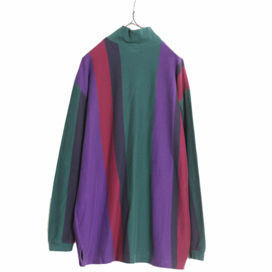 90s ランズエンド ストライプ 長袖 Tシャツ メンズ XL / 古着 90s ランズエンド ストライプ 長袖 Tシャツ メンズ XL / 古着