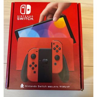 ニンテンドースイッチ(Nintendo Switch)のNintendo Switch 有機ELモデル マリオレッド(家庭用ゲーム機本体)