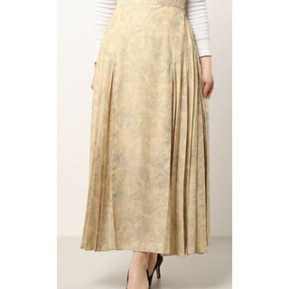 アメリヴィンテージ(Ameri VINTAGE)のMEDI PHOEBE SIDE PLEATS SKIRT AMERI プリーツ(ロングスカート)