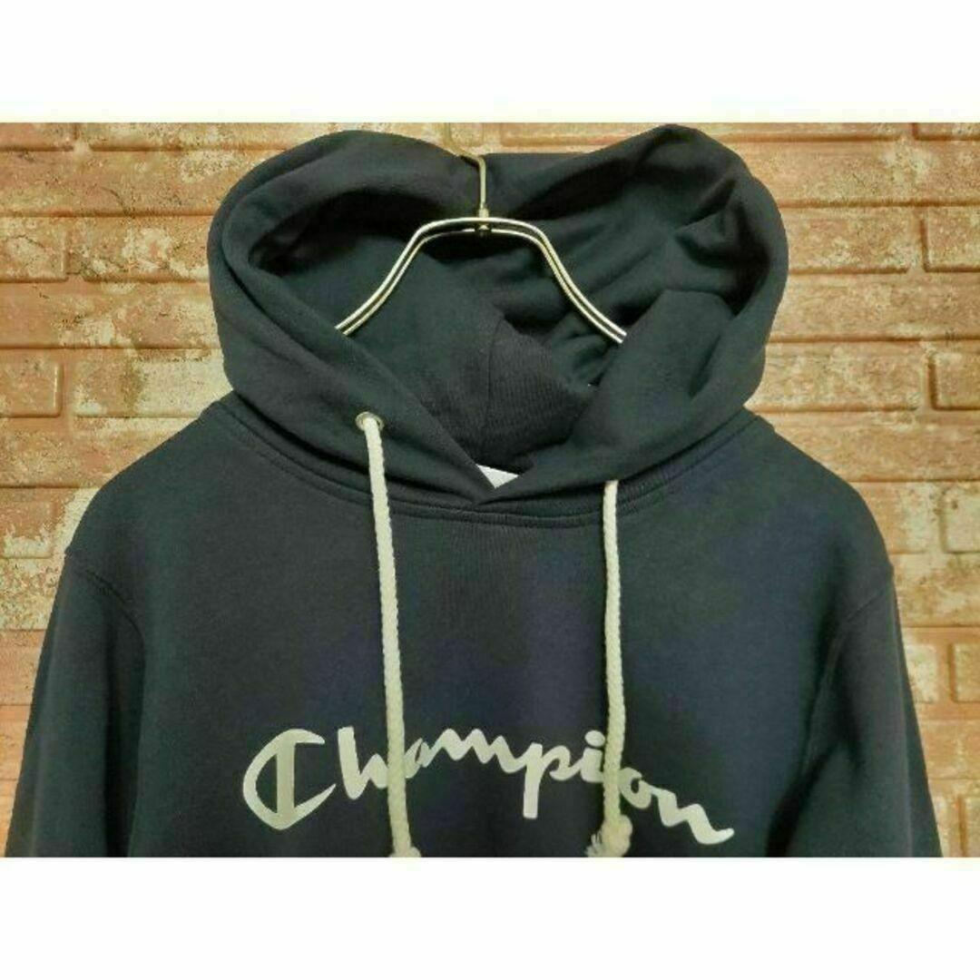 Champion(チャンピオン)のChampion チャンピオン スウェット パーカー ネイビー sizeM レディースのトップス(パーカー)の商品写真